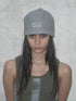 PAPER LOGO RIB BEANIE -GRAY-